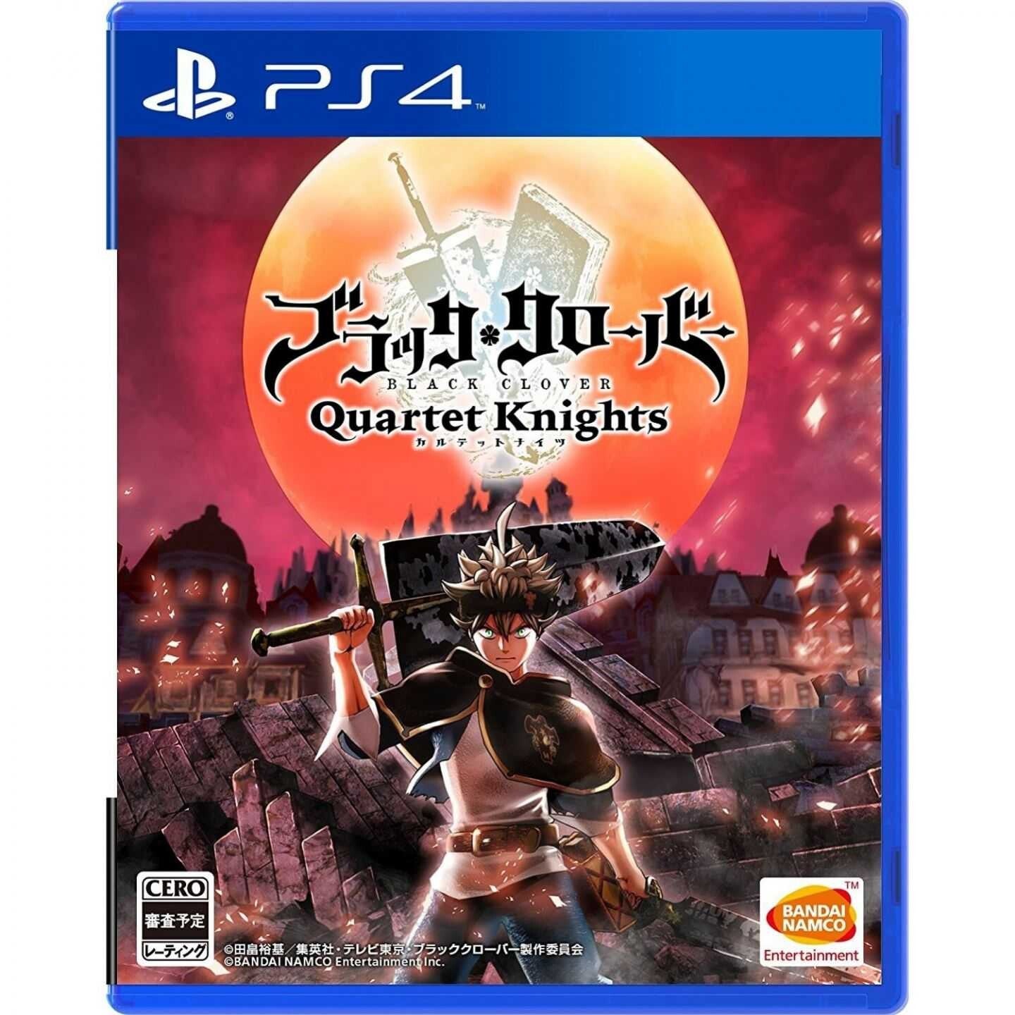 black clover quarter knights ps4 jap